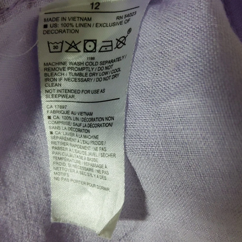 Janie & Jack Boys  Lavender Shirt Size 12
